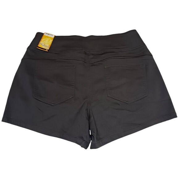 NEW Hybrid & Co Womans Plus Sz 18 Shorts Gunmetal Gray Stretch Bum Lifter 3.0 - Picture 4 of 4